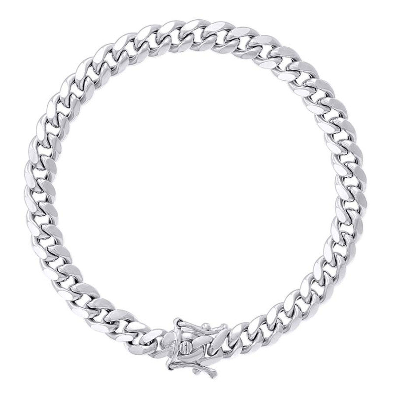 925 Silver Hollow Miami Cuban Chain 6.3mm