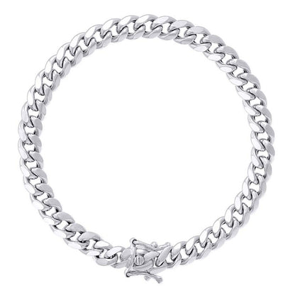925 Silver Hollow Miami Cuban Chain 6.3mm