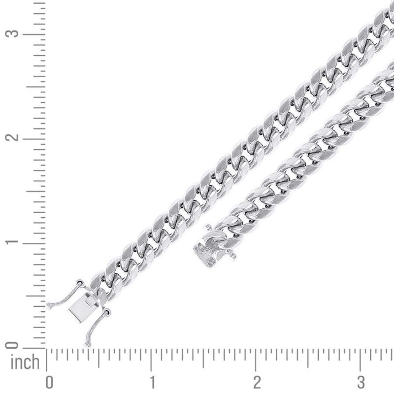 925 Silver Hollow Miami Cuban Chain 6.3mm