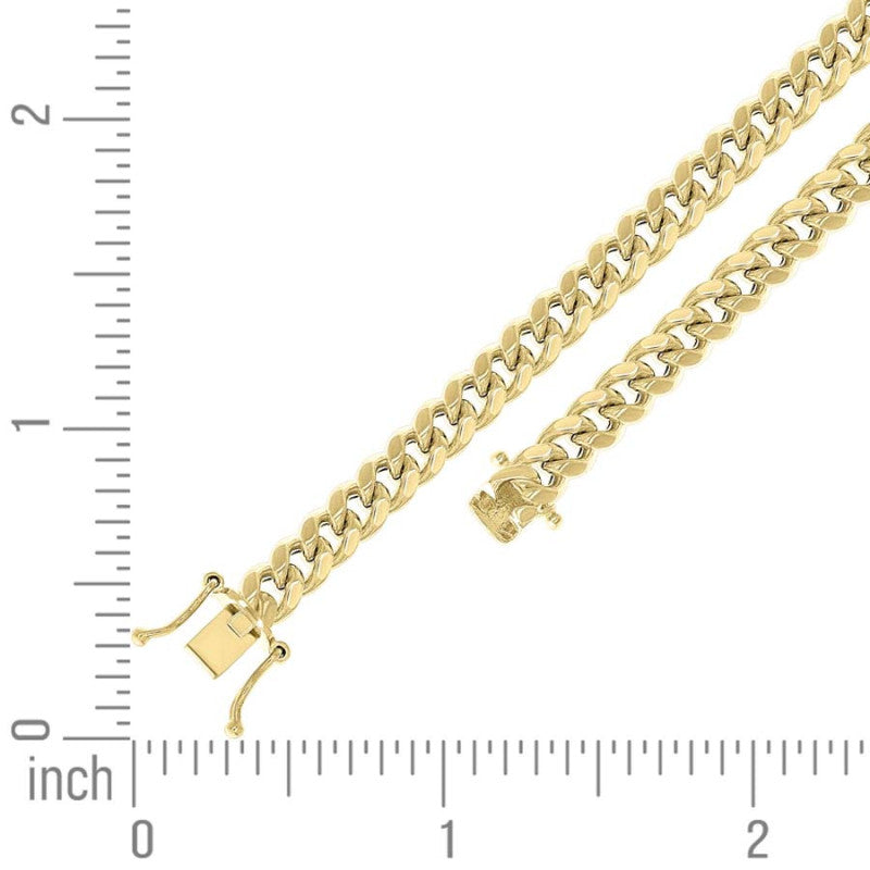 925 Silver Hollow Miami Cuban Chain 6.3mm