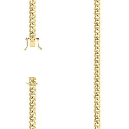 925 Silver Hollow Miami Cuban Chain 6.3mm