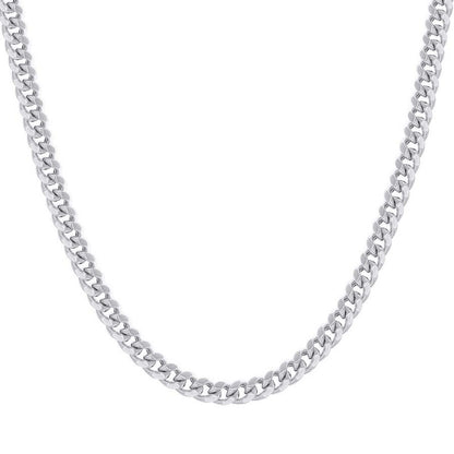 925 Silver Hollow Miami Cuban Chain 6.3mm
