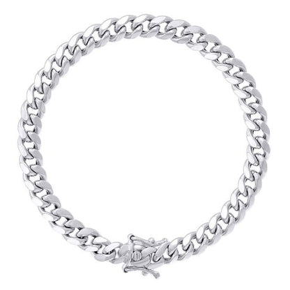 925 Silver Hollow Miami Cuban Chain 6.3mm