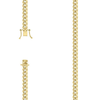 925 Silver Hollow Miami Cuban Chain 6.3mm