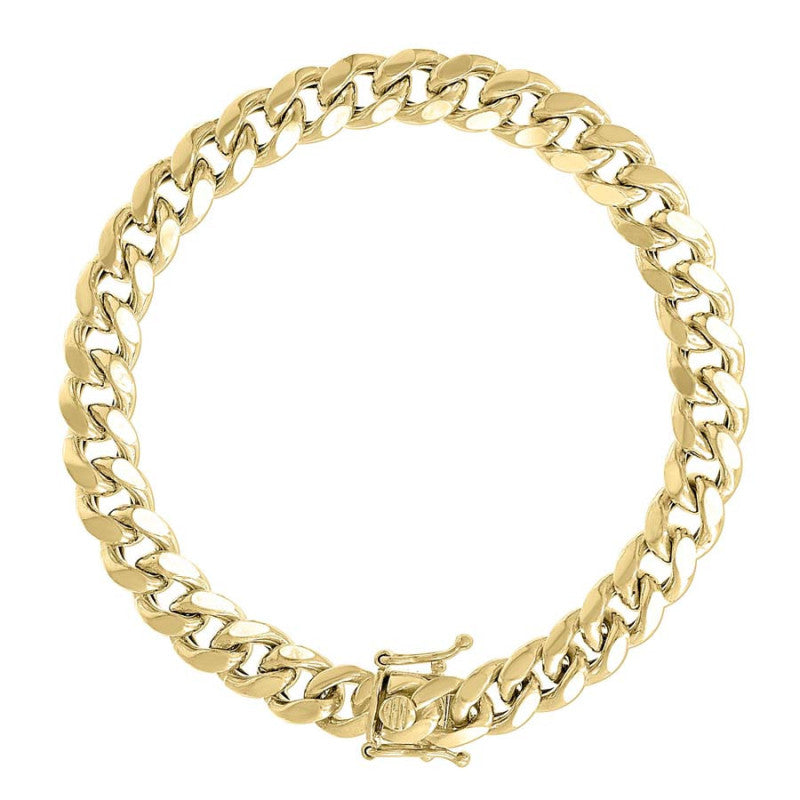 925 Silver Hollow Miami Cuban Chain 9mm