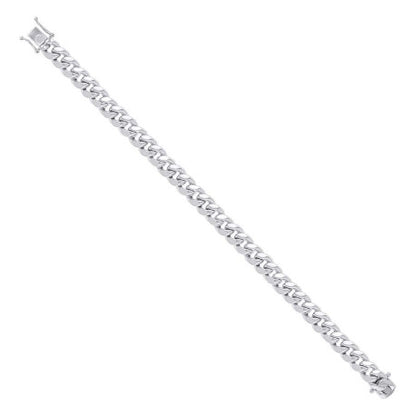925 Silver Hollow Miami Cuban Chain 9mm