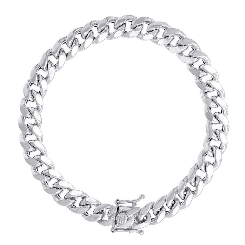 925 Silver Hollow Miami Cuban Chain 9mm
