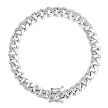 925 Silver Hollow Miami Cuban Chain 9mm