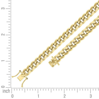 925 Silver Hollow Miami Cuban Chain 9mm
