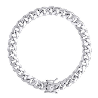 925 Silver Hollow Miami Cuban Chain 9mm