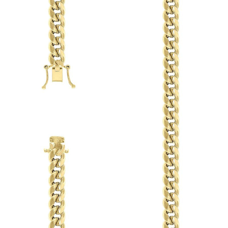 925 Silver Hollow Miami Cuban Chain 9mm