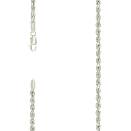 925 Silver Hollow Rope Chain 3.5mm