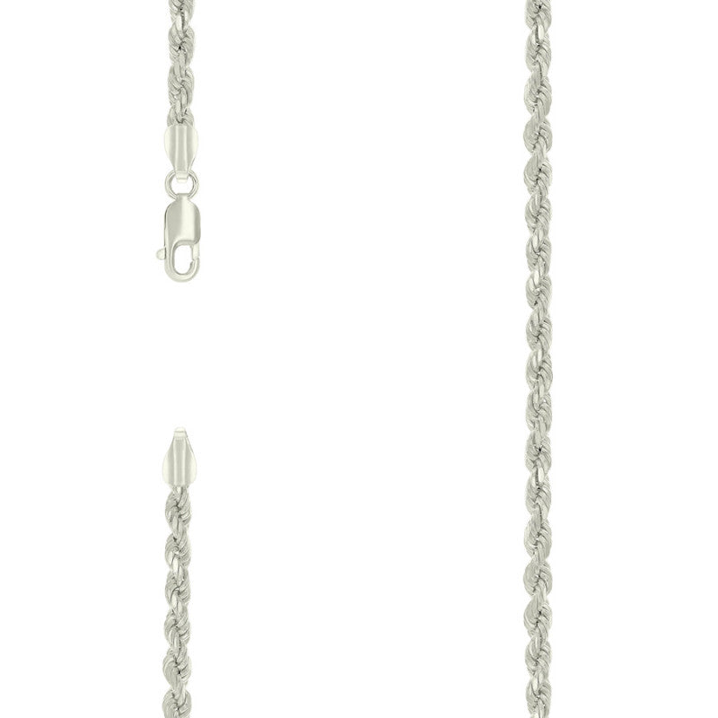 925 Silver Hollow Rope Chain 3.5mm
