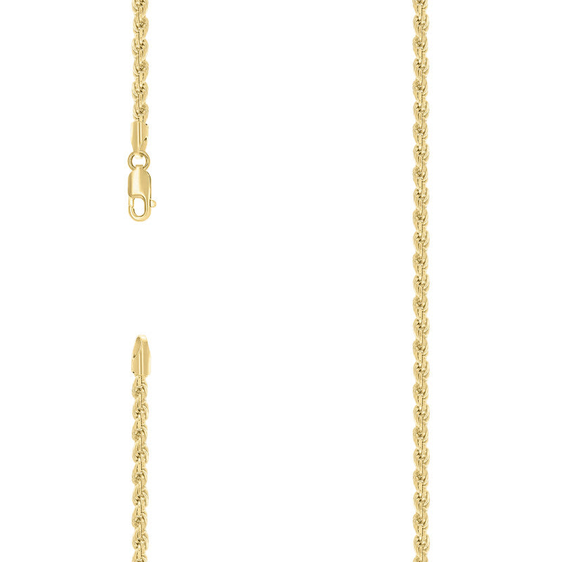 925 Silver Hollow Rope Chain 3.5mm