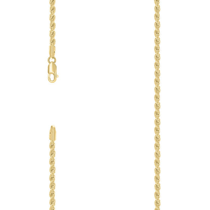 925 Silver Hollow Rope Chain 3.5mm