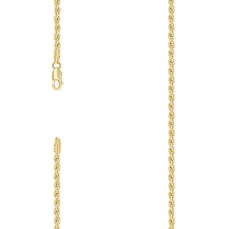 925 Silver Hollow Rope Chain 3.5mm