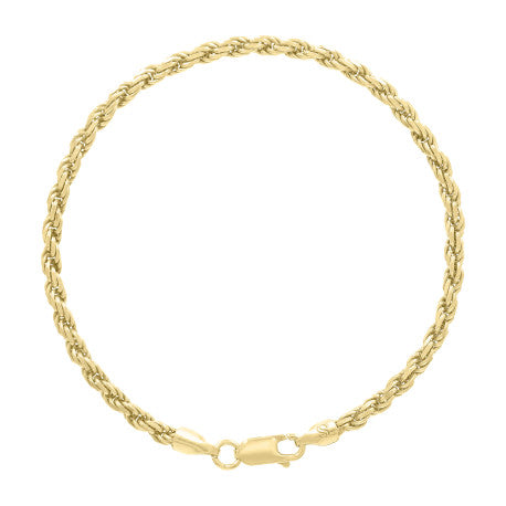 925 Silver Hollow Rope Chain 3.5mm