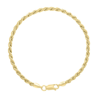 925 Silver Hollow Rope Chain 3.5mm