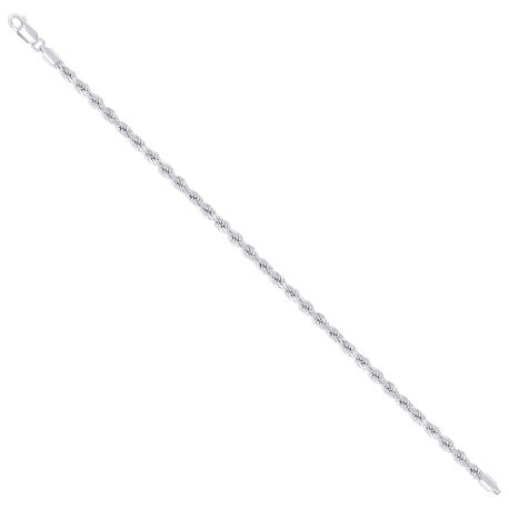 925 Silver Hollow Rope Chain 3.5mm