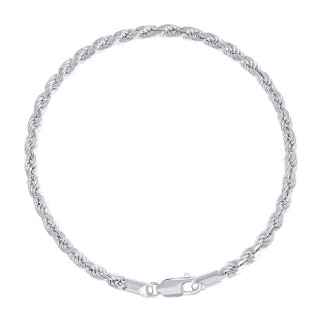 925 Silver Hollow Rope Chain 3.5mm