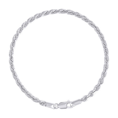 925 Silver Hollow Rope Chain 3.5mm
