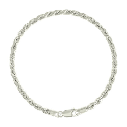 925 Silver Hollow Rope Chain 3.5mm