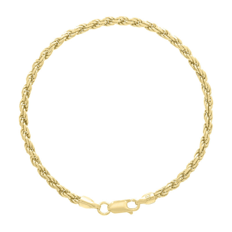 925 Silver Hollow Rope Chain 3.5mm