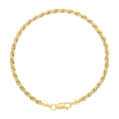 925 Silver Hollow Rope Chain 3.5mm