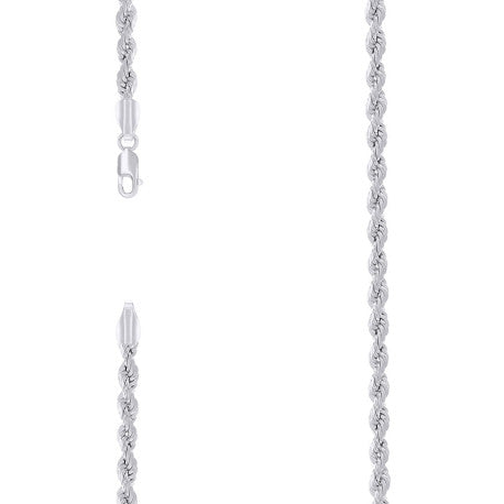 925 Silver Hollow Rope Chain 3mm