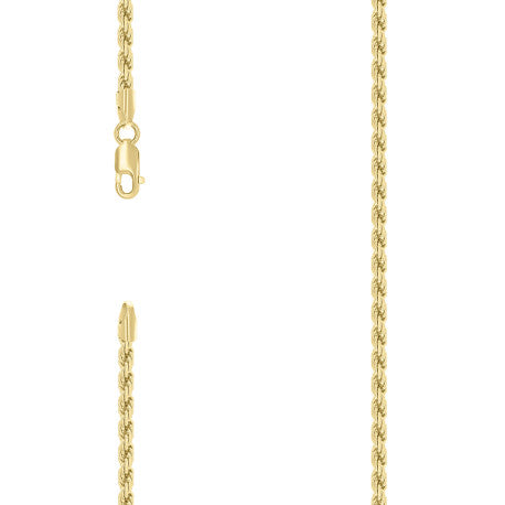 925 Silver Hollow Rope Chain 3mm