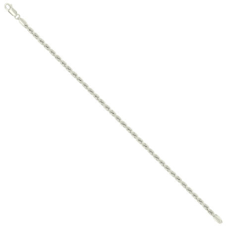 925 Silver Hollow Rope Chain 3mm