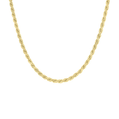 925 Silver Hollow Rope Chain 3mm