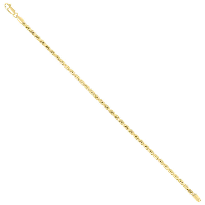 925 Silver Hollow Rope Chain 3mm