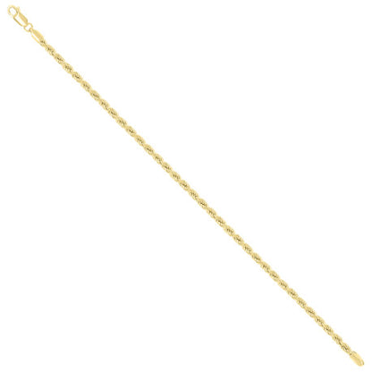 925 Silver Hollow Rope Chain 3mm