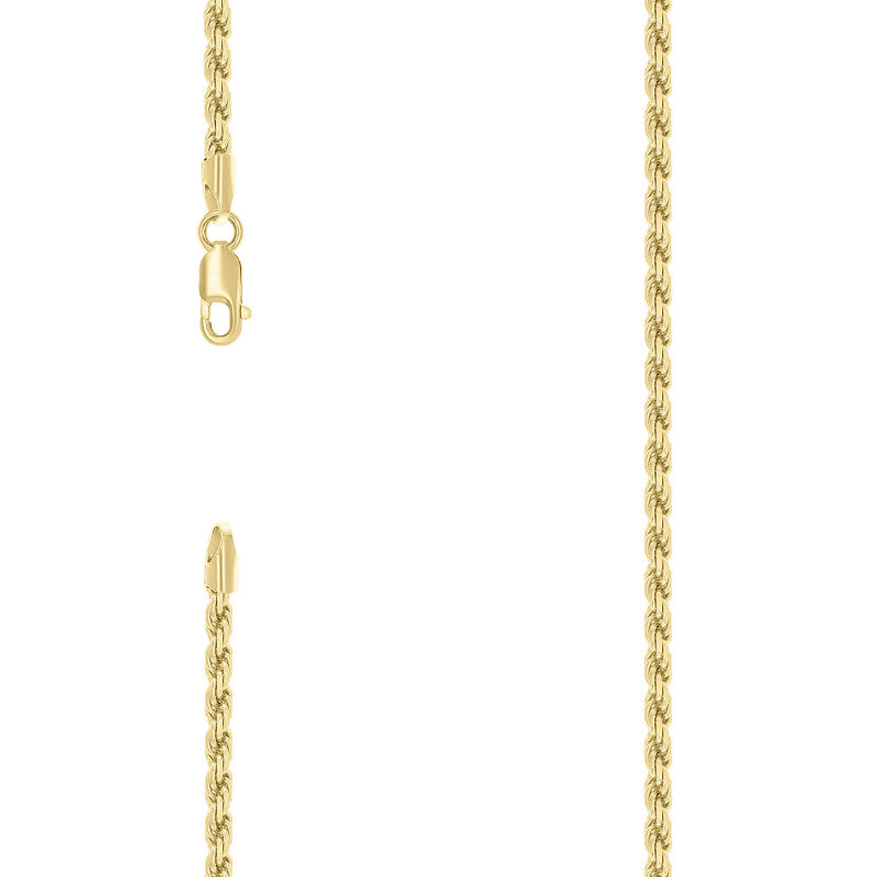 925 Silver Hollow Rope Chain 3mm