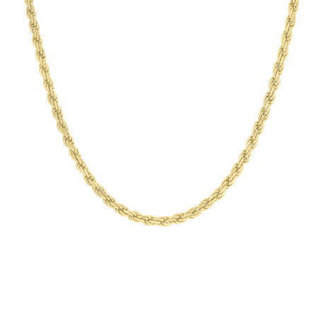 925 Silver Hollow Rope Chain 3mm