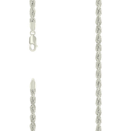 925 Silver Hollow Rope Chain 4.8mm