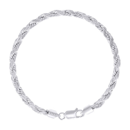 925 Silver Hollow Rope Chain 4.8mm