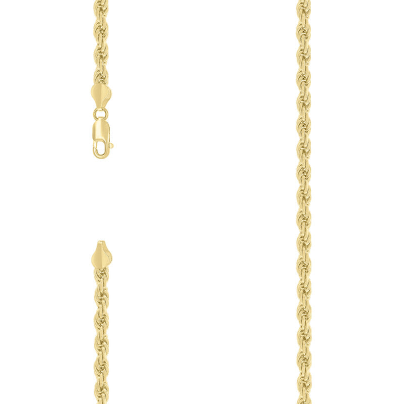 925 Silver Hollow Rope Chain 4.8mm
