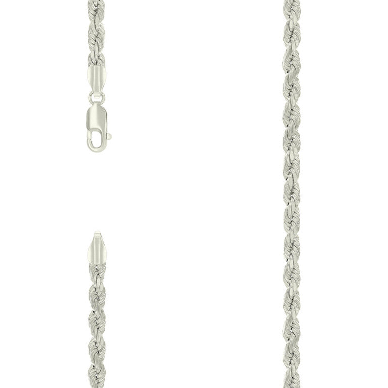 925 Silver Hollow Rope Chain 4.8mm