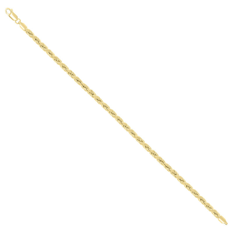 925 Silver Hollow Rope Chain 4mm