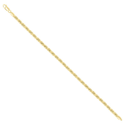 925 Silver Hollow Rope Chain 4mm