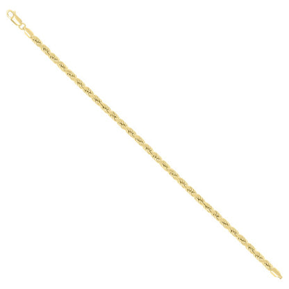 925 Silver Hollow Rope Chain 4mm