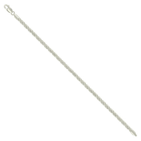 925 Silver Hollow Rope Chain 4mm