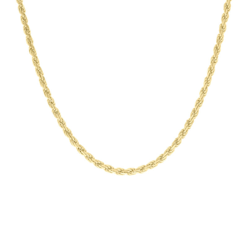 925 Silver Hollow Rope Chain 4mm