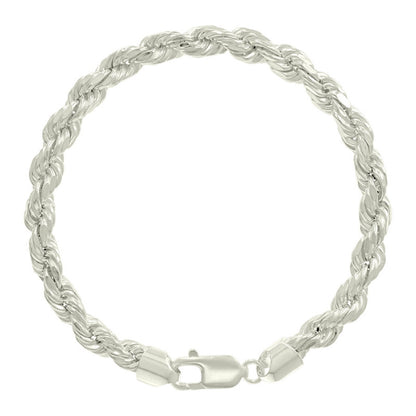 925 Silver Hollow Rope Chain 5.3mm