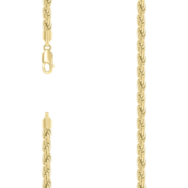 925 Silver Hollow Rope Chain 5.3mm