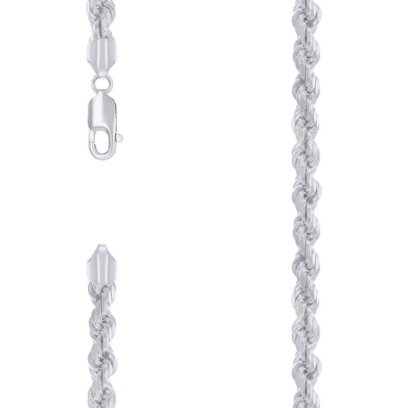 925 Silver Hollow Rope Chain 5.3mm