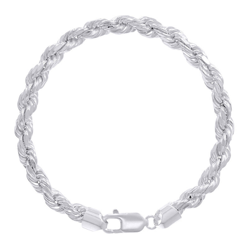 925 Silver Hollow Rope Chain 5.3mm