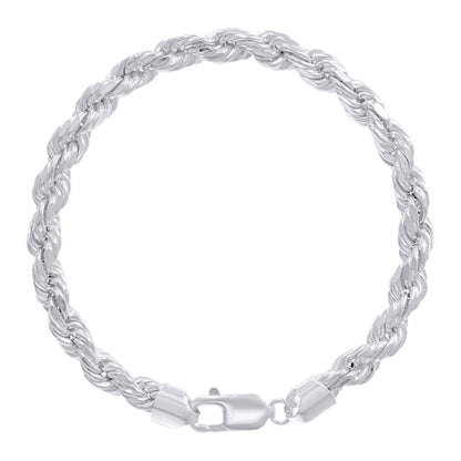 925 Silver Hollow Rope Chain 5.3mm